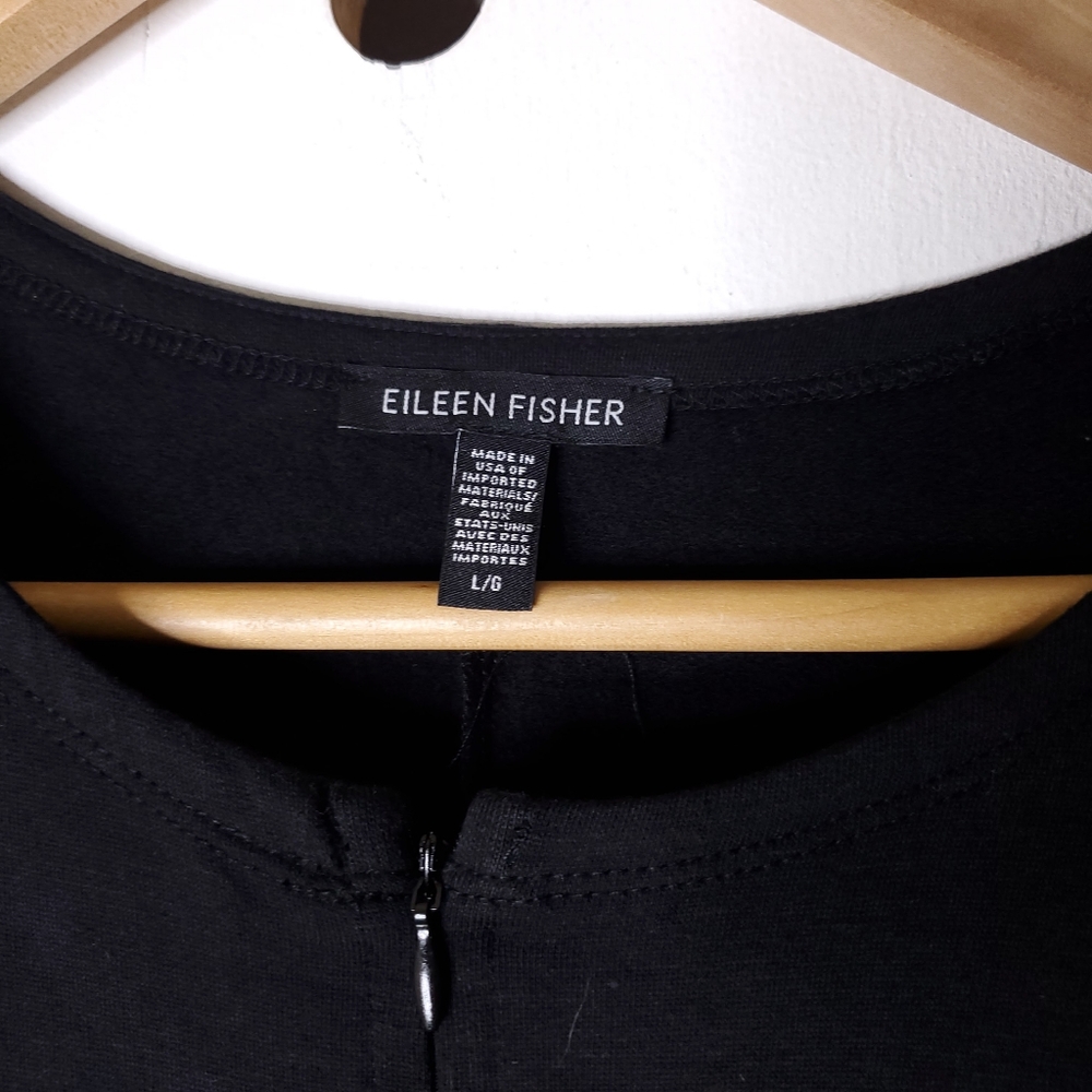COZY-NEW Eileen Fisher Round Neck Ankle Jumpsuit - Picture 7 of 7